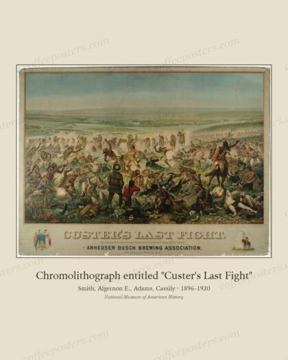 Chromolithograph entitled "Custer's Last Fight"