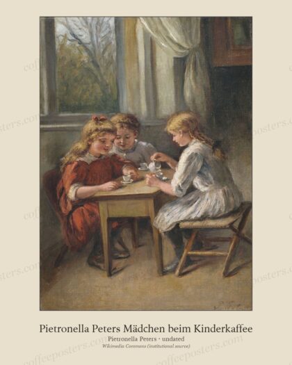 Pietronella Peters Mädchen beim Kinderkaffee