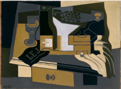 French: Le moulin à caféCoffee Grindertitle QS:P1476,fr:"Le moulin à café"la… by Juan Gris, 1920 — archival coffee print from Google Cultural Institute