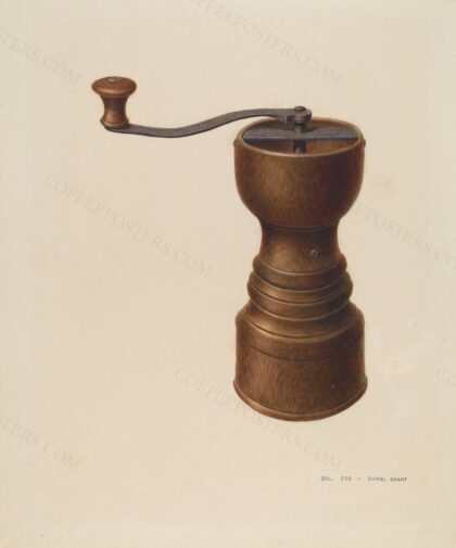 Coffee Grinder by D.J. Grant, c. 1939 — archival coffee print from The National Gallery, London