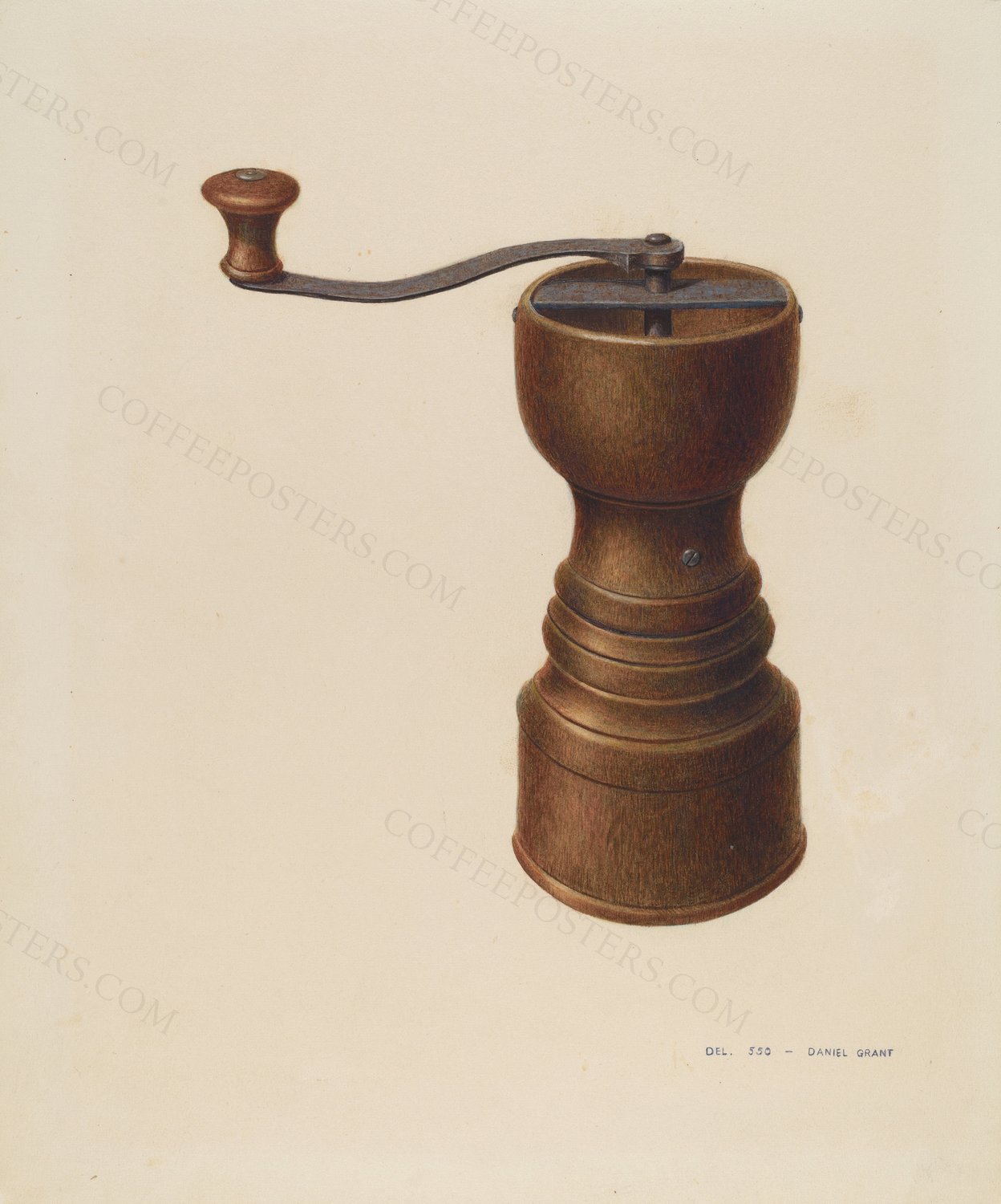 Coffee Grinder by D.J. Grant, c. 1939 — archival coffee print from The National Gallery, London