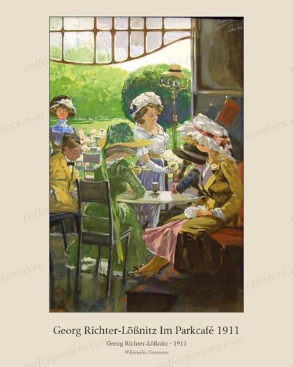 Georg Richter-Lößnitz Im Parkcafé 1911