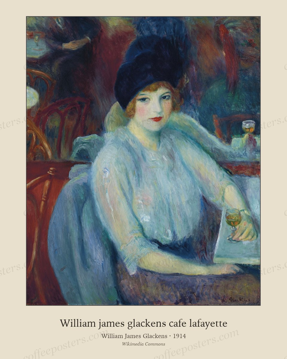 William james glackens cafe lafayette