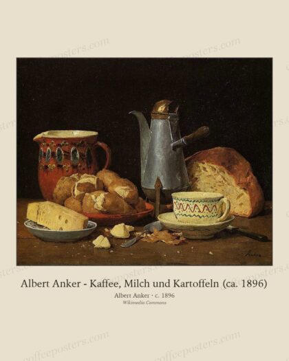 Albert Anker - Kaffee, Milch und Kartoffeln (ca. 1896)