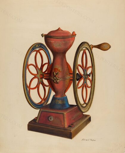 Coffee Grinder by Richard Taylor, c. 1940 — archival coffee print from The National Gallery, London