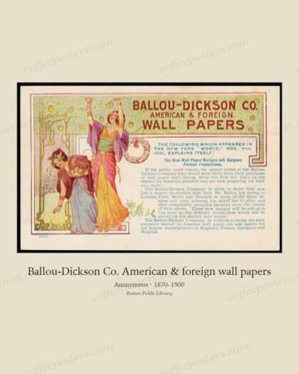 Ballou-Dickson Co. American & foreign wall papers by Anonymous