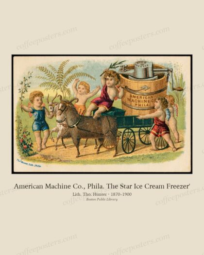 American Machine Co., Phila. The Star Ice Cream Freezer'