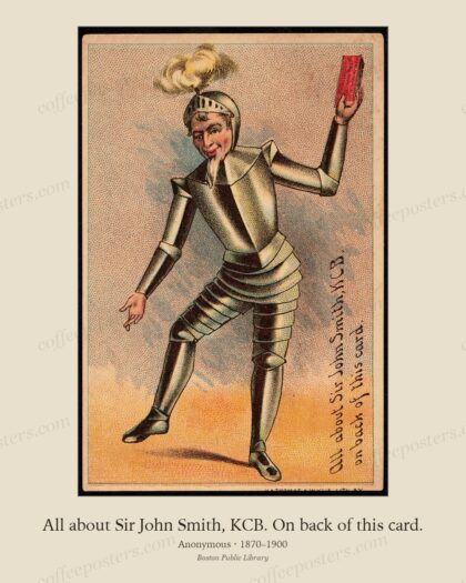 All about Sir John Smith, KCB. On back of this card.