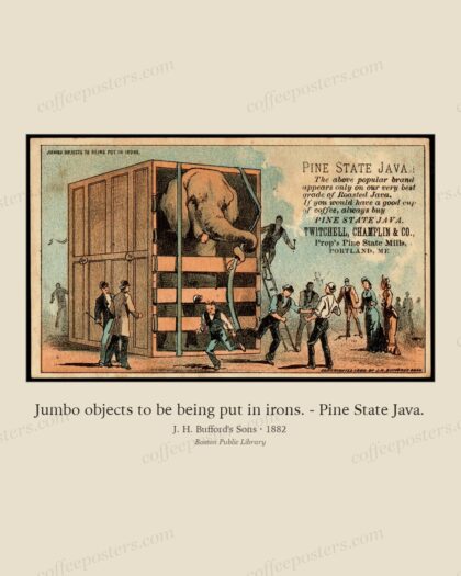 Jumbo objects to be being put in irons. - Pine State Java.