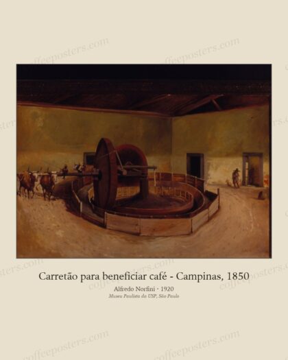 Carretão para beneficiar café - Campinas, 1850