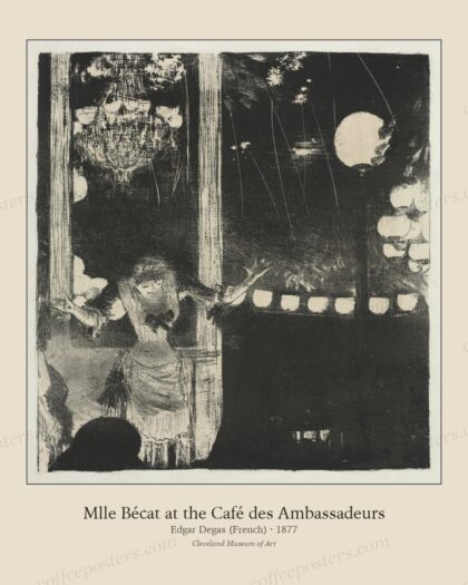 Mlle Bécat at the Café des Ambassadeurs