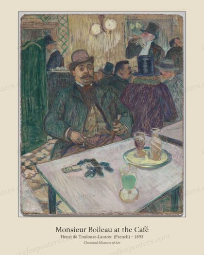 Monsieur Boileau at the Café