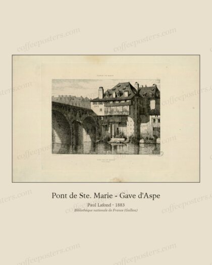 Pont de Ste. Marie - Gave d'Aspe