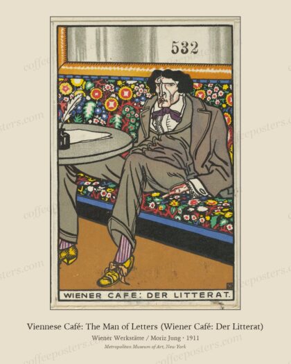 Viennese Café: The Man of Letters (Wiener Café: Der Litterat)