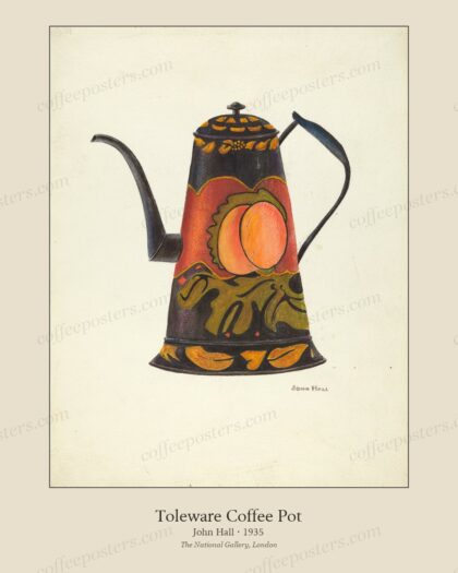 Toleware Coffee Pot