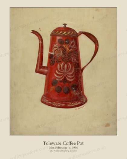 Toleware Coffee Pot