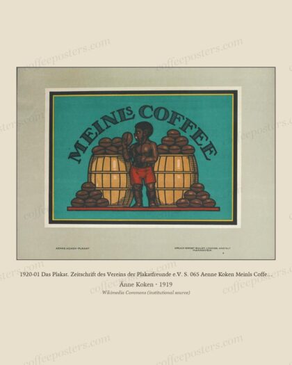 1920-01 Das Plakat. Zeitschrift des Vereins der Plakatfreunde e.V. S. 065 Aenne Koken Meinls Coffee Druck von Ernst Bold