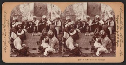 A coffee-house in Palestine