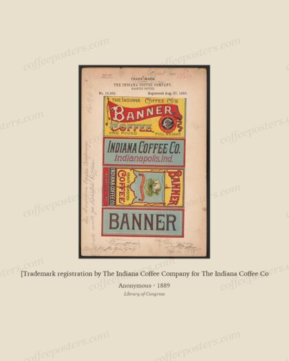 [Trademark registration by The Indiana Coffee Company for The Indiana Coffee Co