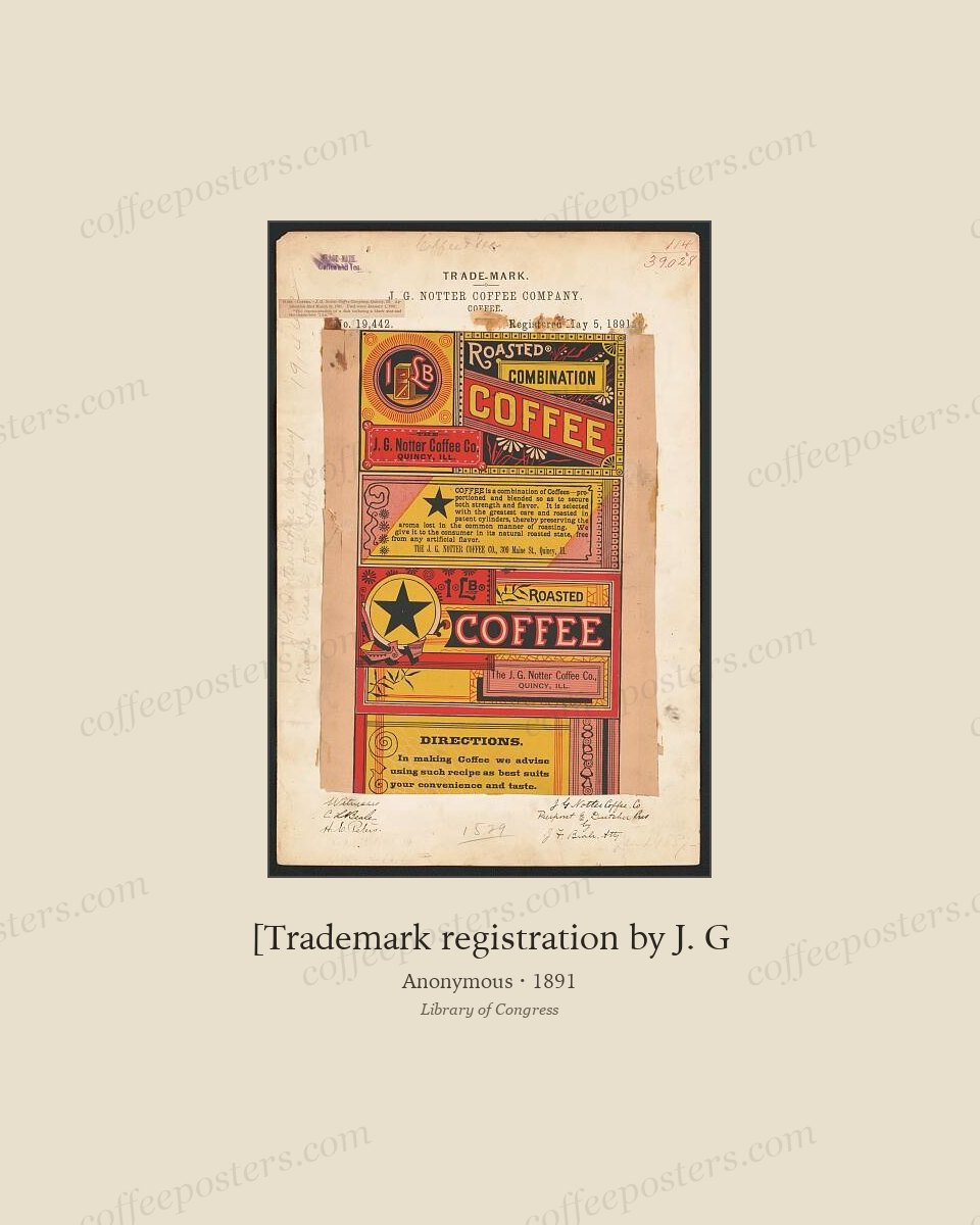 [Trademark registration by J. G