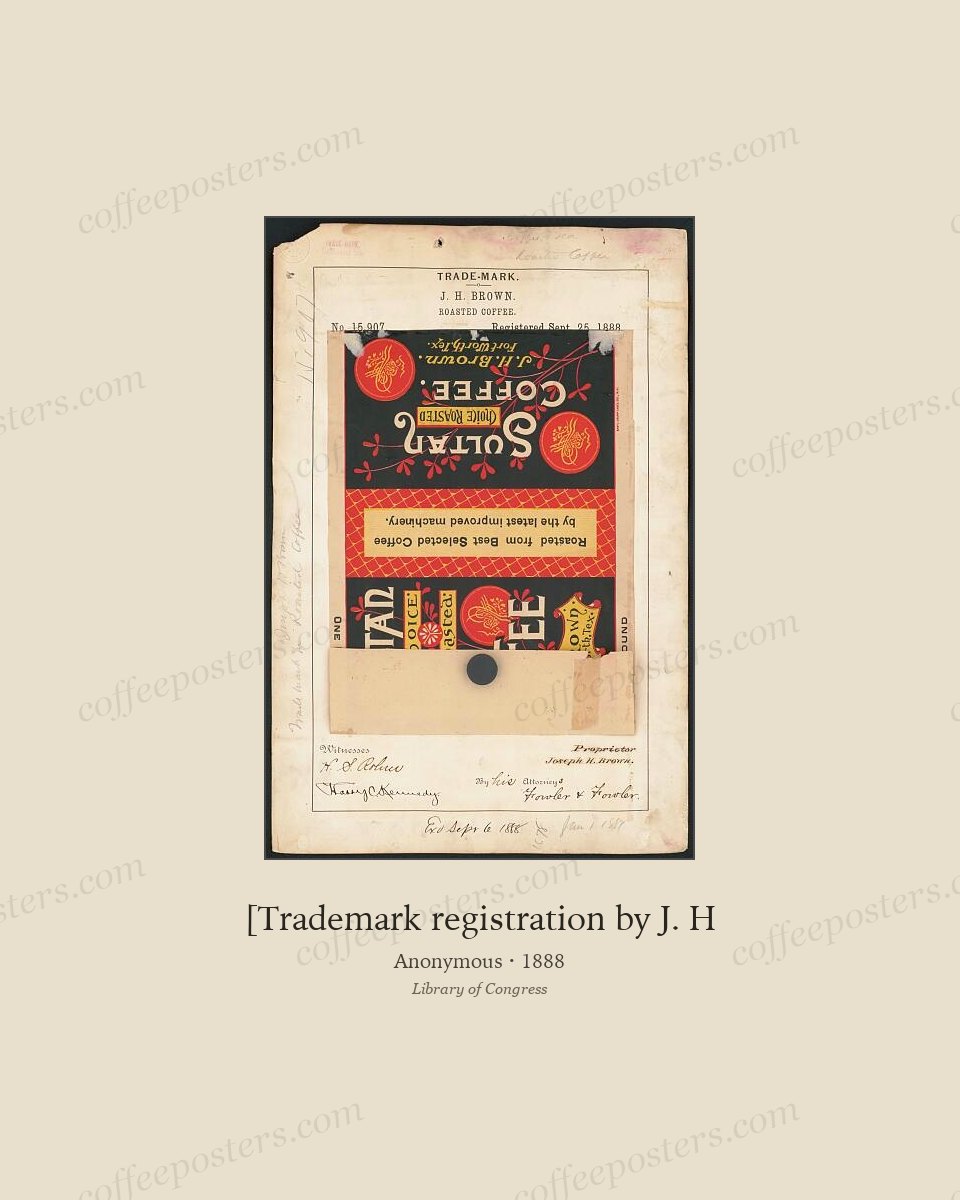 [Trademark registration by J. H