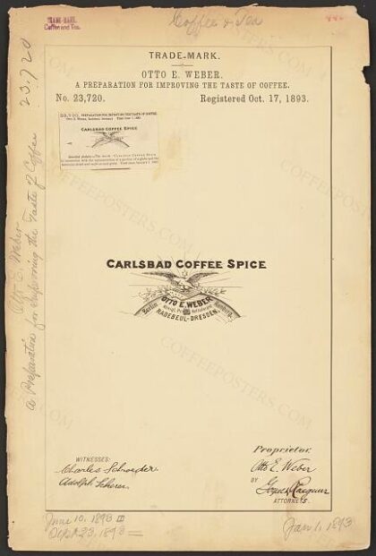 [Trademark registration by Otto E