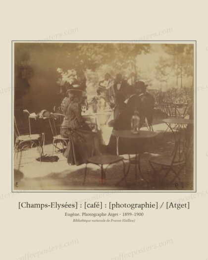 [Champs-Elysées] : [café] : [photographie] / [Atget]