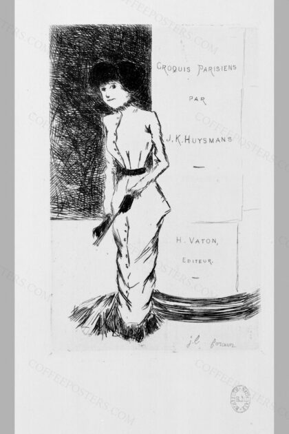 [Illustrations de Croquis parisiens] / J.L. Forain, J.F. Rafaëlli, dess. et grav. ; J.K. Huysmans, aut