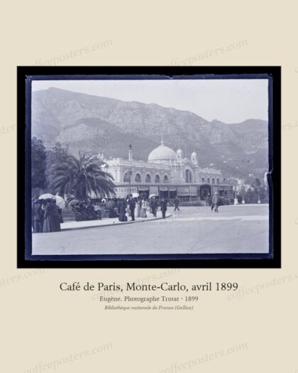 Café de Paris, Monte-Carlo, avril 1899