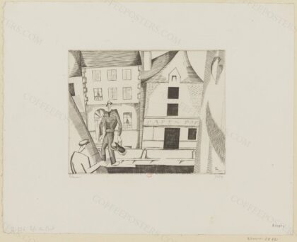 Café du port : [estampe] ([3e état]) / Jean Emile Laboureur