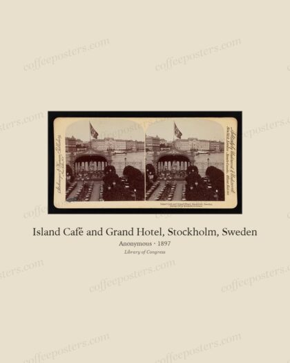 Island Café́ and Grand Hotel, Stockholm, Sweden