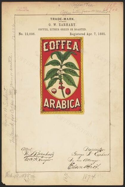 [Trademark registration by G. W