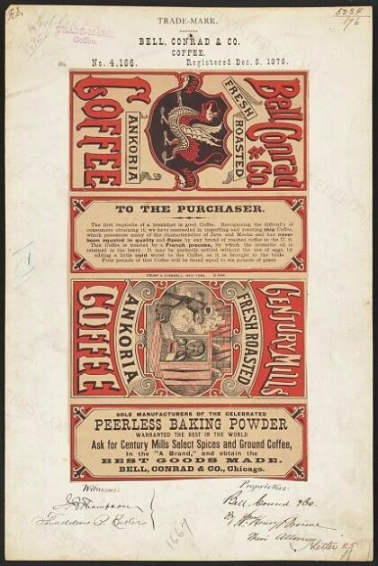 [Trademark registration by Bell, Conrad & Co