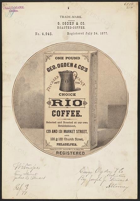 [Trademark registration by G. Ogden & Co