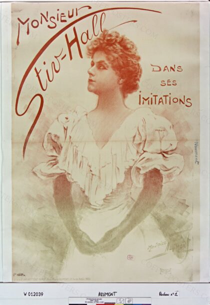 Monsieur Stiv-Hall dans ses imitations : [affiche] / Maurice Neumont