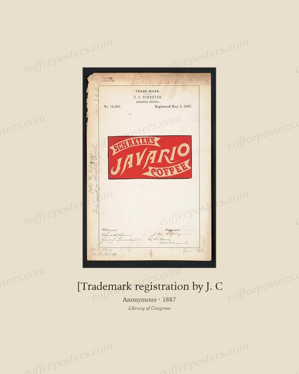 [Trademark registration by J. C