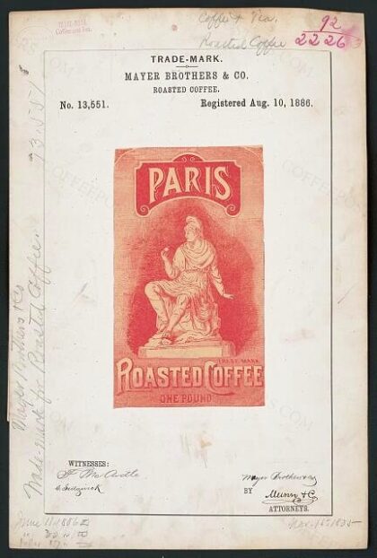 [Trademark registration by Mayer Brothers & Co