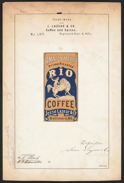 [Trademark registration by J. Lazear & Co