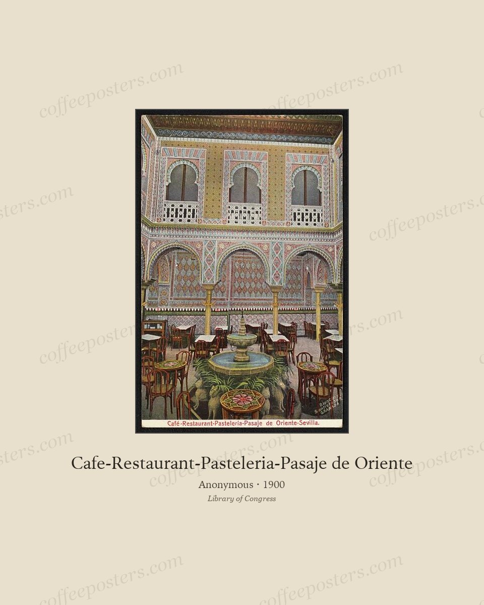 Cafe-Restaurant-Pasteleria-Pasaje de Oriente