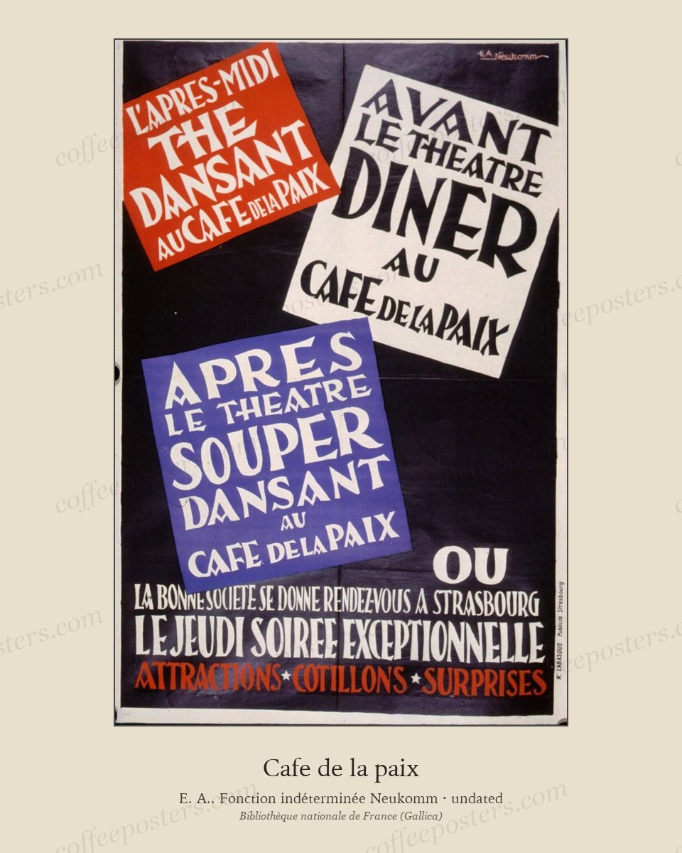 Cafe de la paix