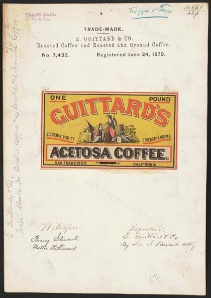 [Trademark registration by E. Guittard & Co