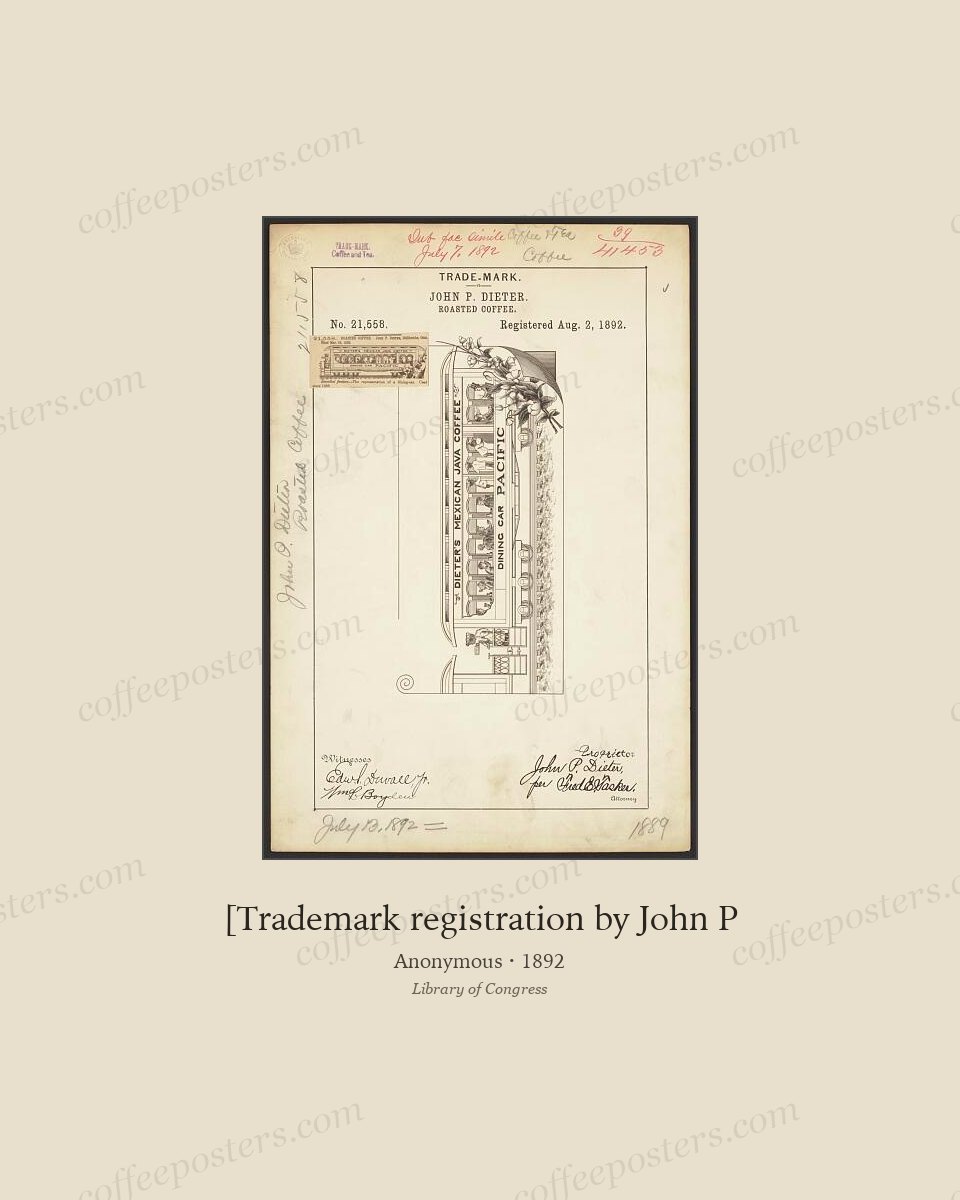 [Trademark registration by John P