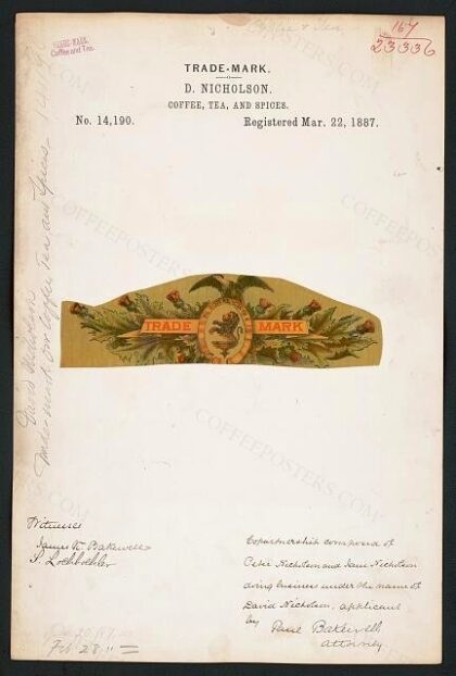 [Trademark registration by D