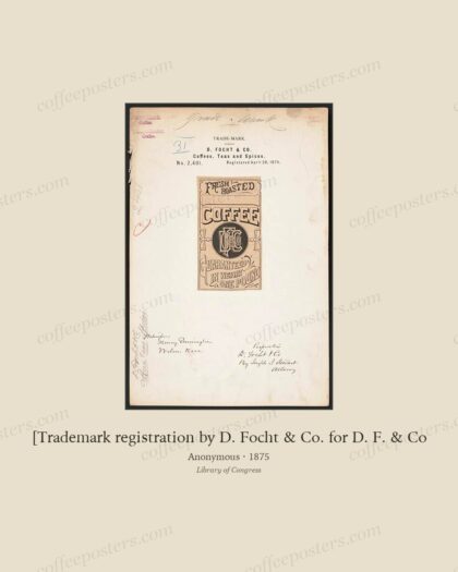 [Trademark registration by D. Focht & Co. for D. F. & Co by Anonymous