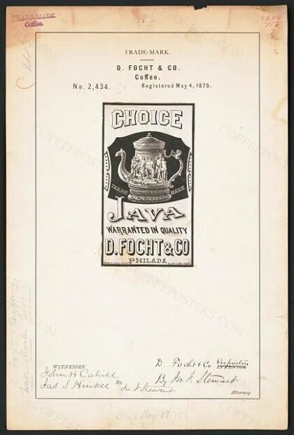 [Trademark registration by D. Focht & Co