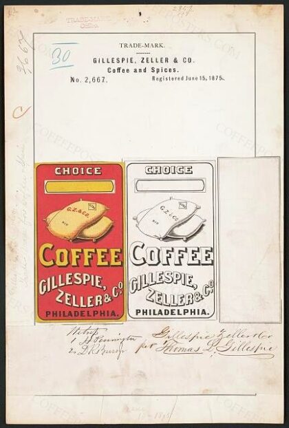 [Trademark registration by Gillespie, Zeller & Co