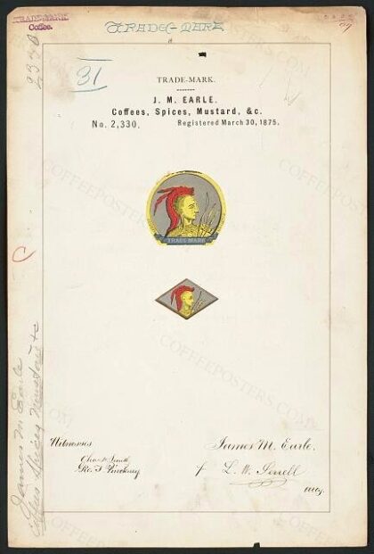[Trademark registration by J. M
