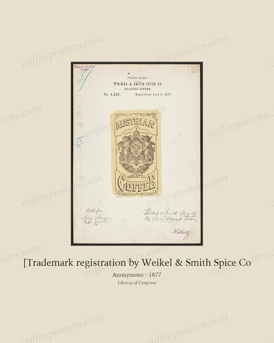[Trademark registration by Weikel & Smith Spice Co by Anonymous