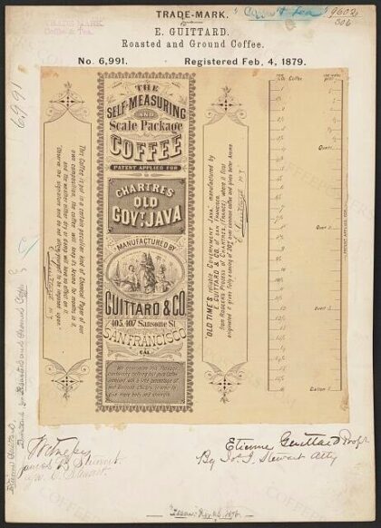 [Trademark registration by E. Guittard for Chartres Old Govt