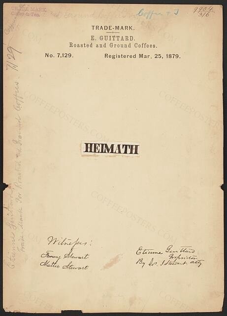 [Trademark registration by E